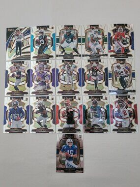 2025 Panini Select NFL Trading Card Lot Football 16 Cards